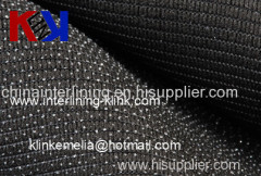 Polyester viscose knitted fusible interlining