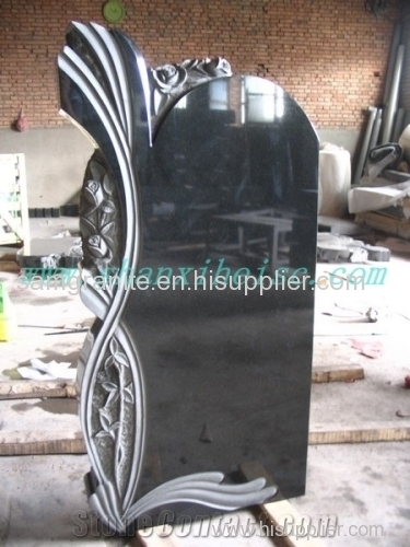 Best welcomed Shanxi black granite G1405 tombstone