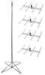 Spinner Display Racks Pink Floor Spinner Rack w/ Pegboard Display Hooks ENSP010