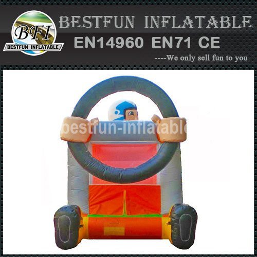 Funny design inflatable driver bouncer for sale