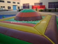 Inflatable air jumping mountain bag