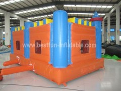 Inflatable bouncy castle inflatable fortress