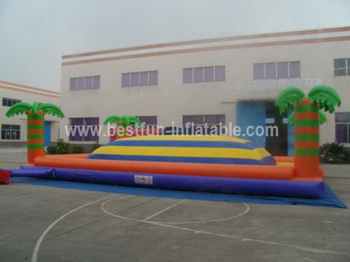 Inflatable jungle palm bouncer