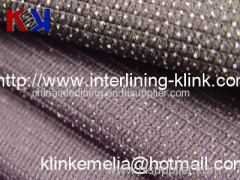 OW/WHT/BLK/JET BLK color knit fusible interlining