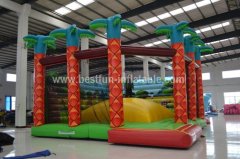 Inflatable rainforest jungle bouncer