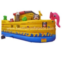 Noah ark inflatable bounce house boat