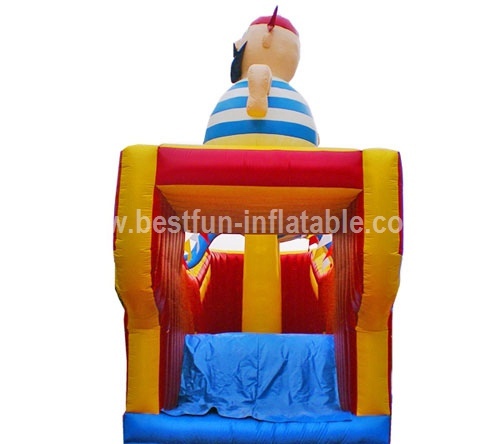 Wholesale commercial inflatable pirate ship bounce house