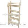 Custom Painted MDF Floor Wooden Display Stands Shelf Bracket