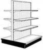 Easily Assembly Multipurpose Back Net Double - Side Metallic Retail Display Racks