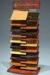 Custom Four sided Wood POP and MDF Display Stands unit with hangers for display clothing