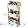 Custom Wooden Wine Bottle Rack Display Stands for Restaraunt