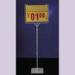 Customized Supermarket Floor Standing Sign Holders for A1-A4 Poster POP