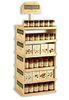 Eco Friendly Tiered Wooden Display Stands Burly For Red Wine Retail Store