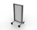 Metal Chrome Plated Shop Display Stands Doube Sides For Snack Shop