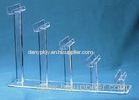 Clear Glass Corner Plastic Rotating Acrylic Display Holders
