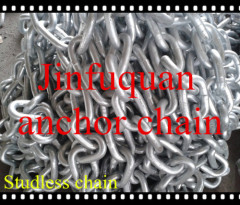 STUDLESS STEEL ANCHOR CHAIN 38mm