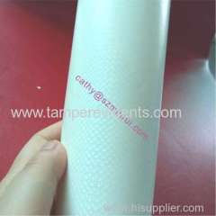 Wave point easy broken label sticker paper