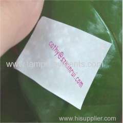 Wave point easy broken label sticker paper