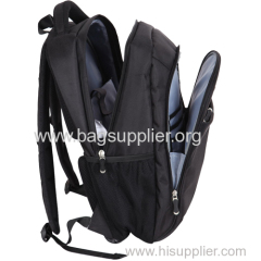 Wholesale shoulders bag from China fashion black laptop college bags backpack