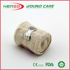 HENSO Hot Sale Bleached Plain Elastic Bandage