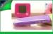 Personized Pink / Purple S Shape TPU Case For Iphone 5 / 5s Eco - friendly