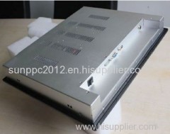 cheap 17 inch IP65 Industrial touchscreen VGA Monitor VGA+DVI+Audio