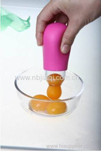 Sunny Side Out egg yolk separator PluckY olk Extractor