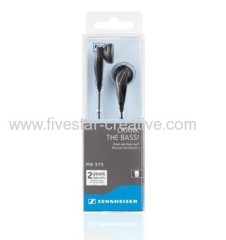 Sennheiser MX375 Lightweight Earbud In-Ear Headphones for iPhone iPod iPad Black