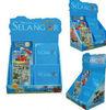 Blue POP Recyclable Corrguted Cardboard Display Counter Top Box For Booklet