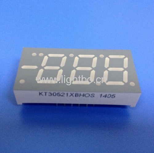 Ultra Blue 0.52 common anode 3 digit 7 segment led display for digital temperature indicator