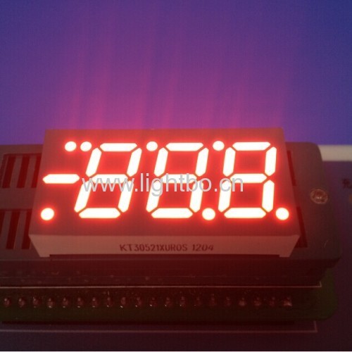 0.52 inches common anode high bright red 3 digit 7 segment led numeric display for air conditioners