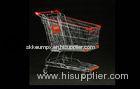 Chrome Plating Cold Wire Shopping Trolley With PVC / PU / TPR Wheel