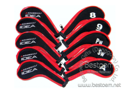 Zippered neoprene golf iron covers/ bags/ pouches/ holders from BESTOEM