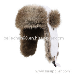 2014 Russian style fake fur trapper hat