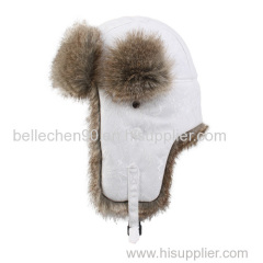 2014 Russian style fake fur trapper hat