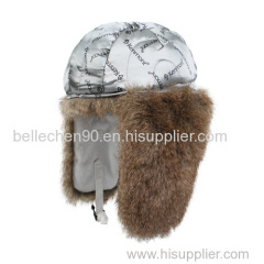 2014 Russian style fake fur trapper hat