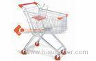 60L Small European Metal Shopping Cart / Trolleys