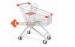 80L Small European Wire cold metal Shopping Cart / Trolleys