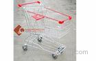 Cold steel Wire Grocery carts Chrome plated Asian design 150L