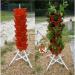 Stackable Flower Pots Multi functional Vertical Garden Plant Pots in Plastic