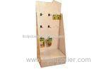 Spot UV Supermarket Cardboard Display Stands Aqueous Coating For Electric Bulb