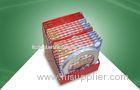 Red Cardboard Countertop Displays Cardboard Display Box for Food