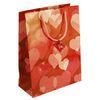 Promotional Personalized handle wedding gift bags red with handles custom printed