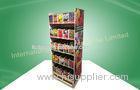 Strong 5 - shelf Cardboard Floor Displays Pallet Rack For Flowers