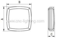 20W Waterproof Ceiling LED Canopy Light (IP65)