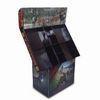Promotional Cardboard Display Stand with Paper Display Bins and 4C Offset Printing