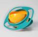 Hot selling cheap useful UFO shape rotating gyro baby no spill bowl