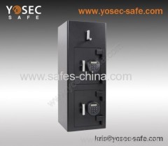 Yosec front-loading Depository safe with two doors
