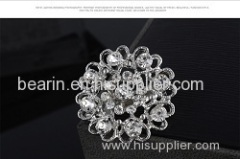 Hearts Flower Alloy Brooches