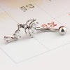 Hot Sale Fashion Alloy Zircon Body Piercing Jewelry Earrings Navel